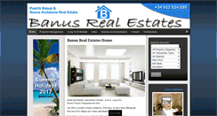 Desktop Screenshot of banusrealestates.com